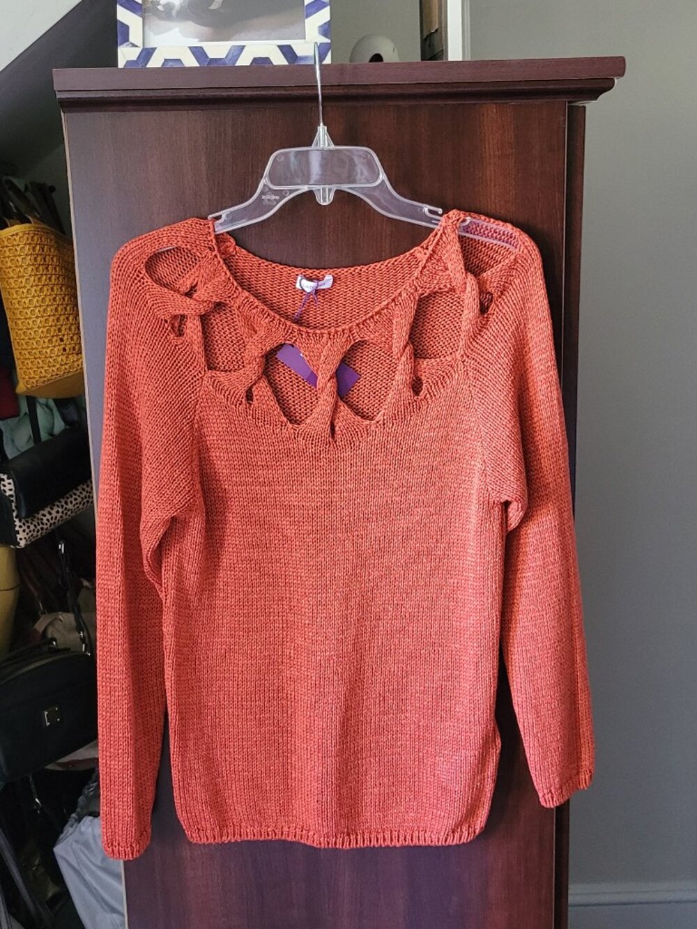 Lascana Knitted Cut Out Sweater - Picture 3 of 8
